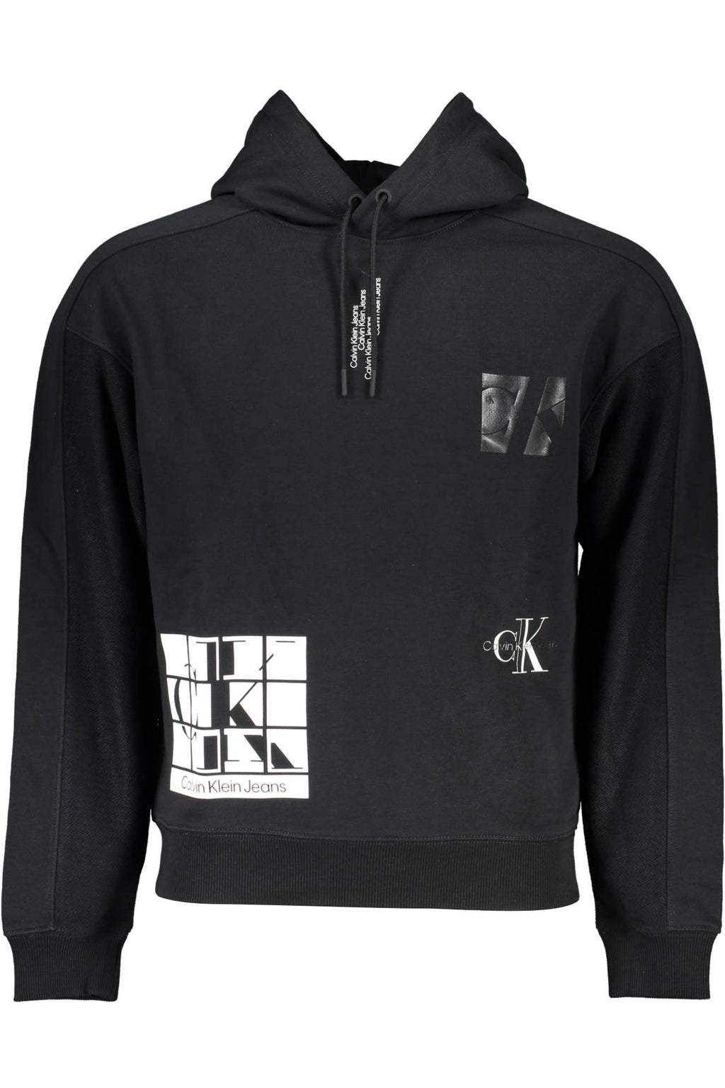 CALVIN KLEIN SWEATSHIRT WITHOUT ZIP BLACK MAN