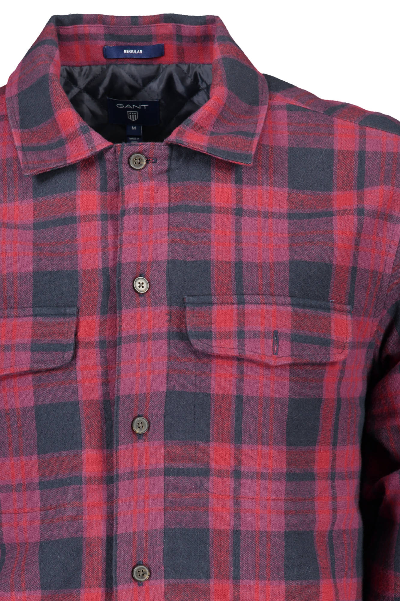 GANT MEN'S LONG SLEEVE SHIRT PURPLE