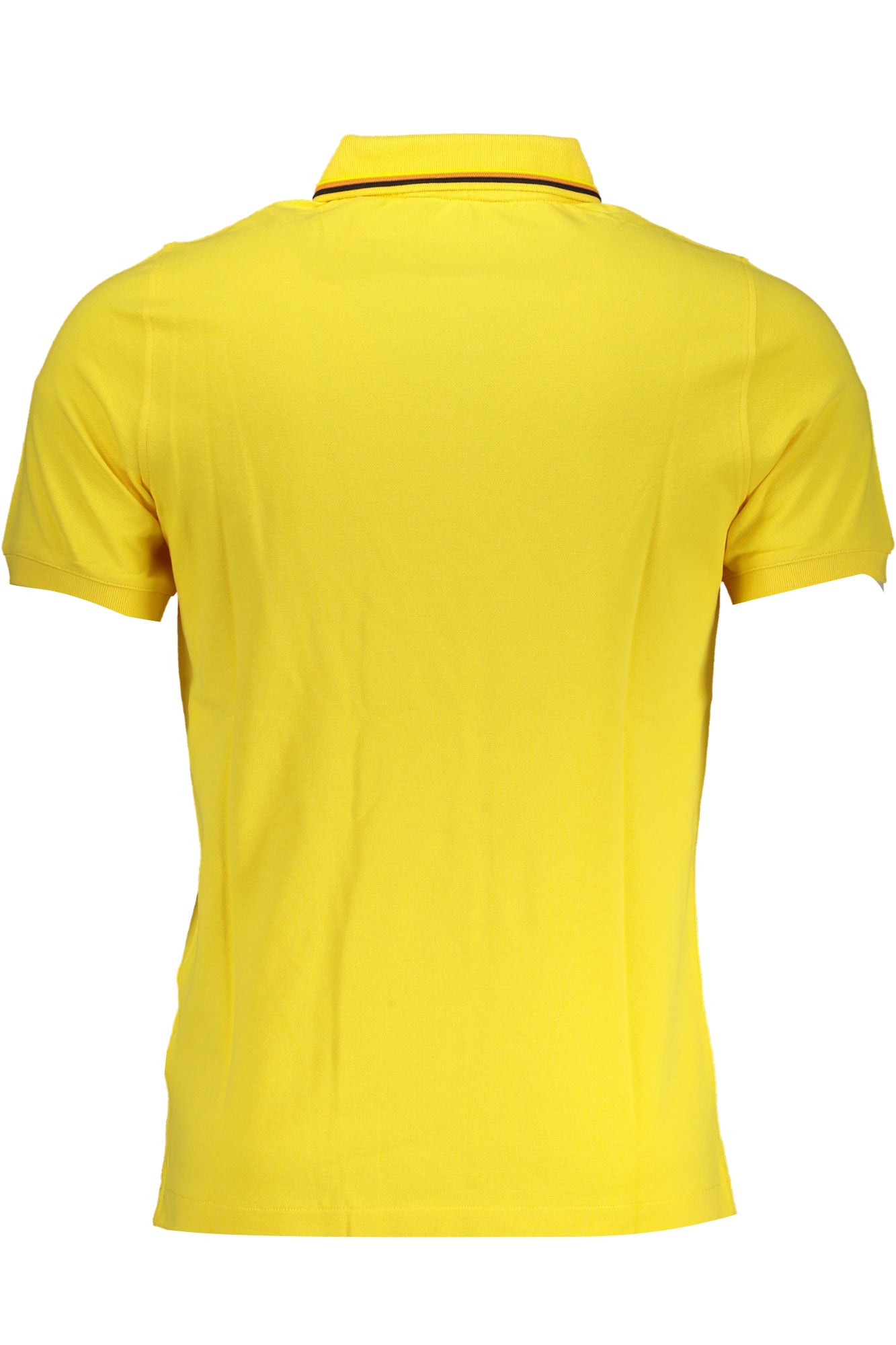 K-WAY YELLOW MEN'S SHORT SLEEVED POLO SHIRT
