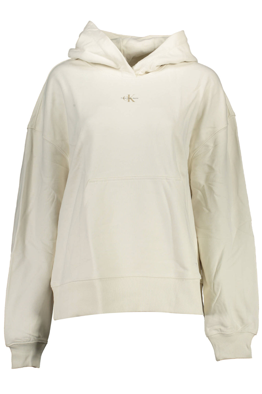 CALVIN KLEIN WOMEN'S SWEATSHIRT WITHOUT ZIP WHITE