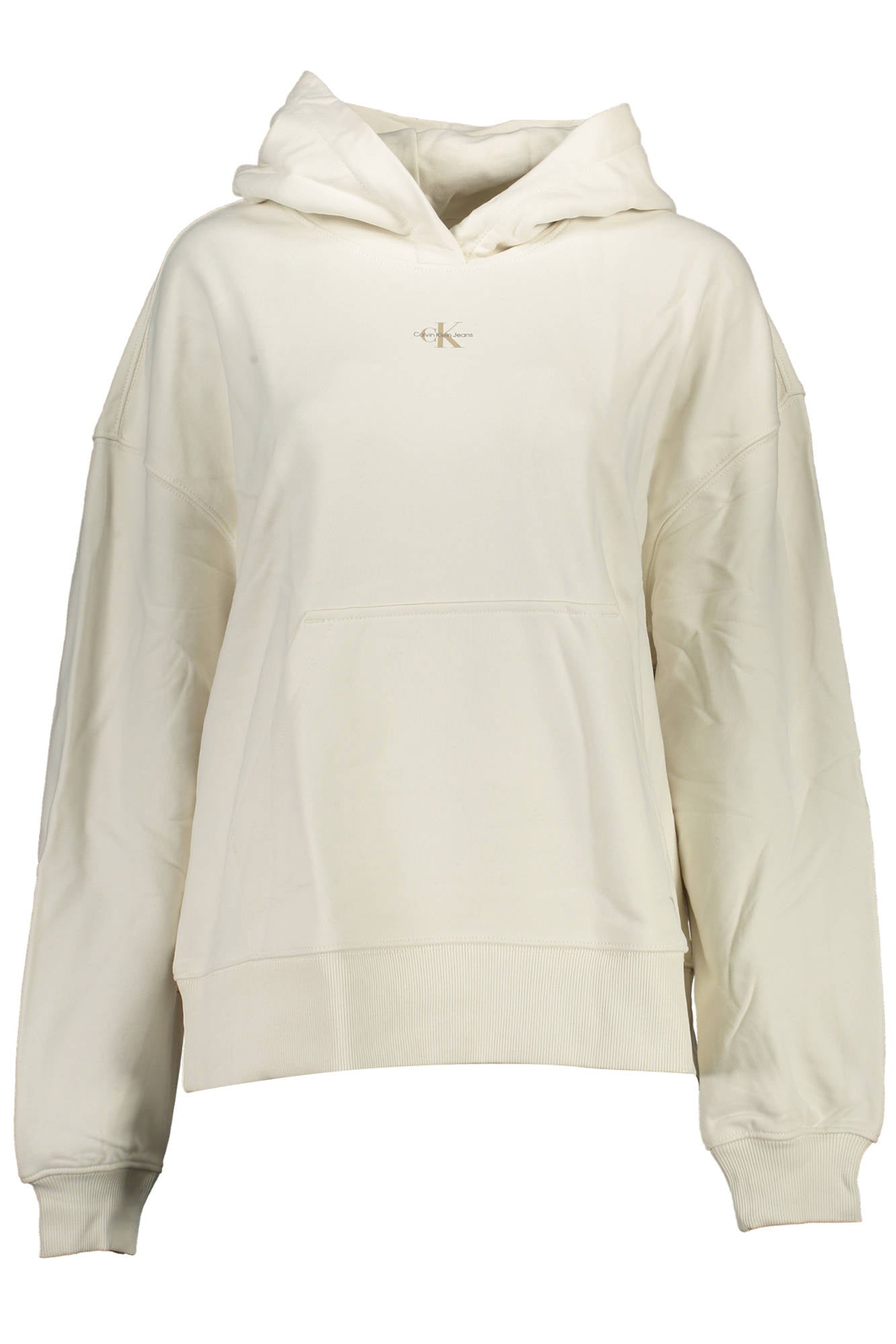 CALVIN KLEIN WOMEN'S SWEATSHIRT WITHOUT ZIP WHITE