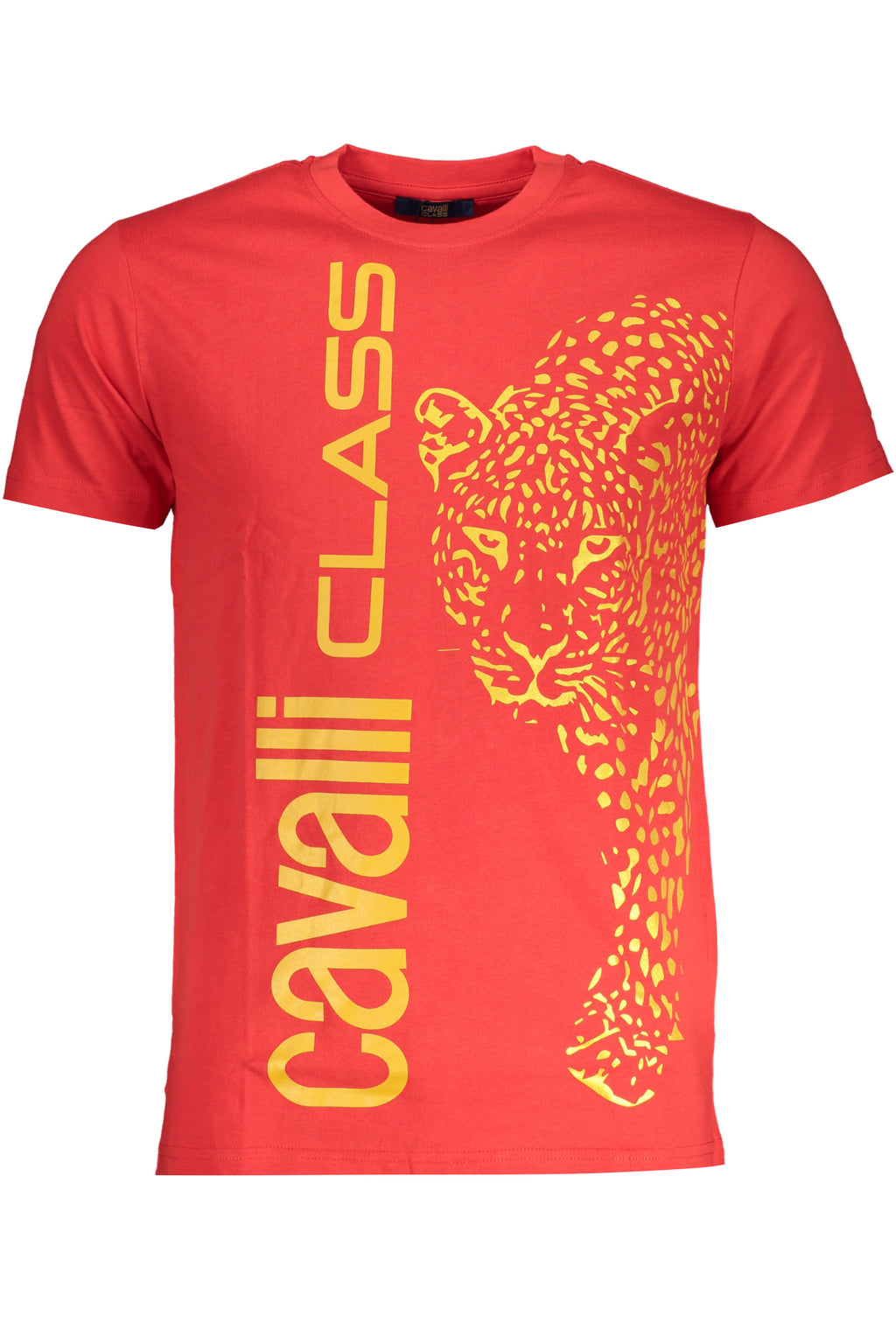 CAVALLI CLASS MEN'S SHORT SLEEVE T-SHIRT RED