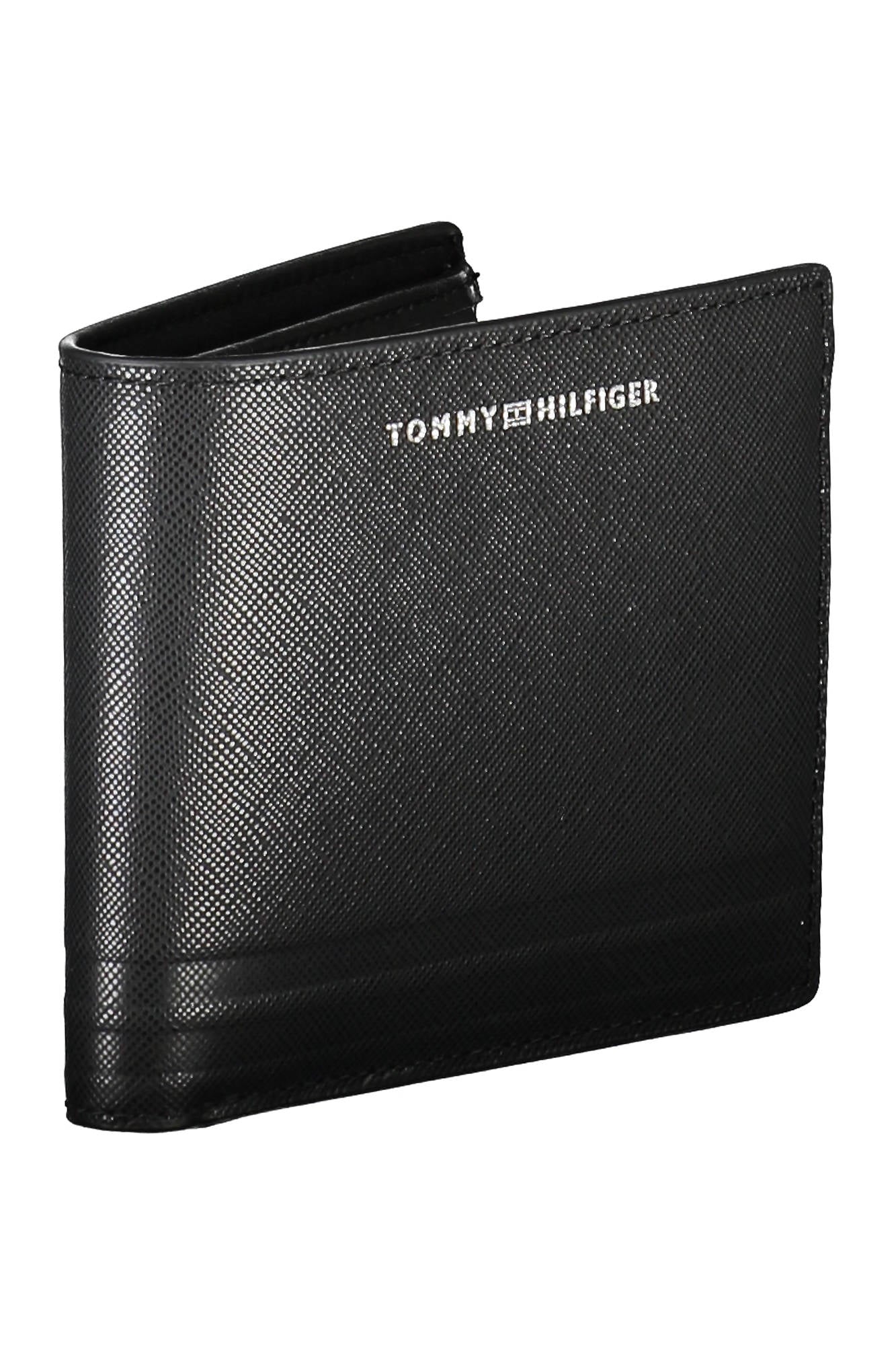 TOMMY HILFIGER BLACK MAN WALLET