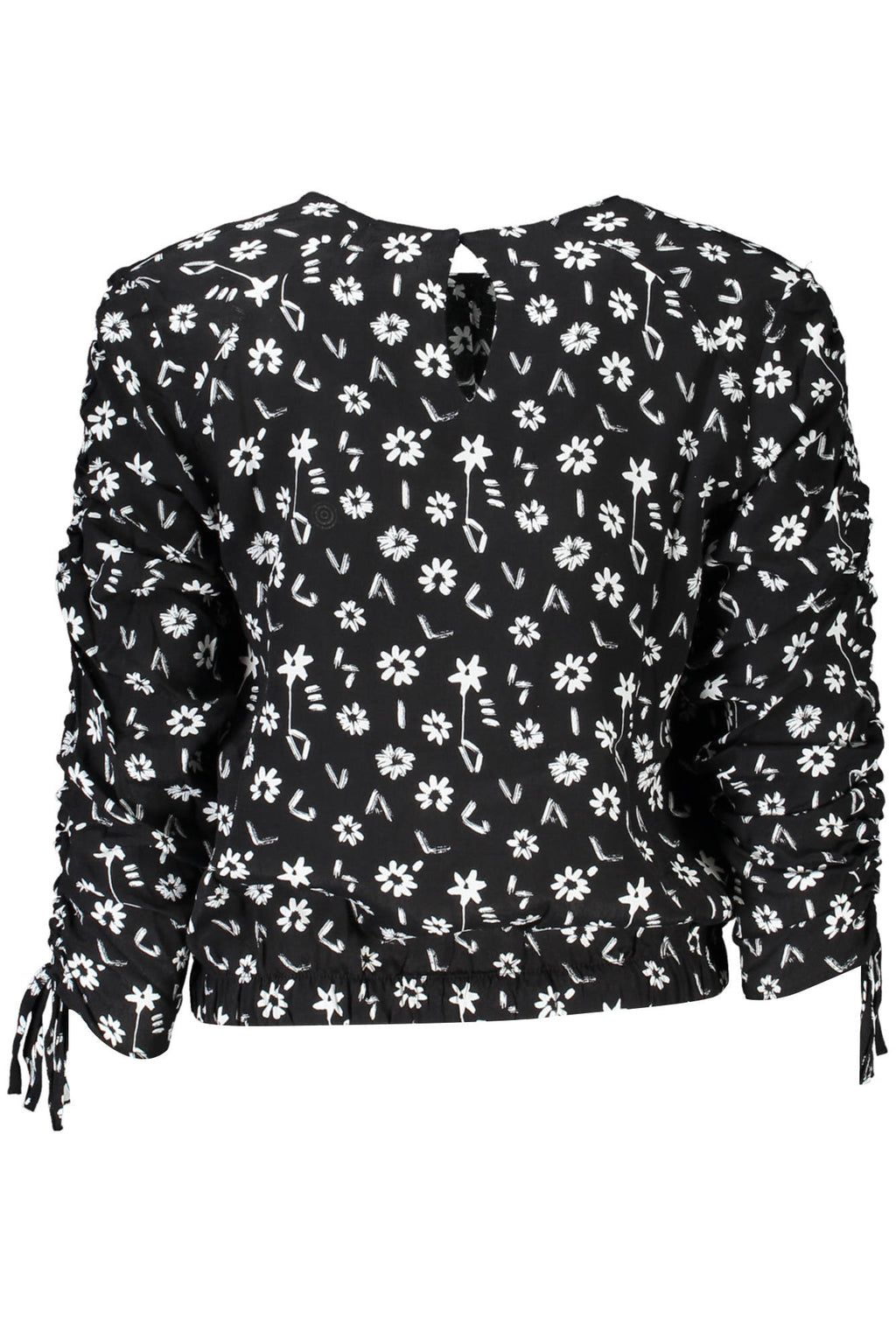 DESIGUAL LONG SLEEVE SHIRT WOMEN BLACK