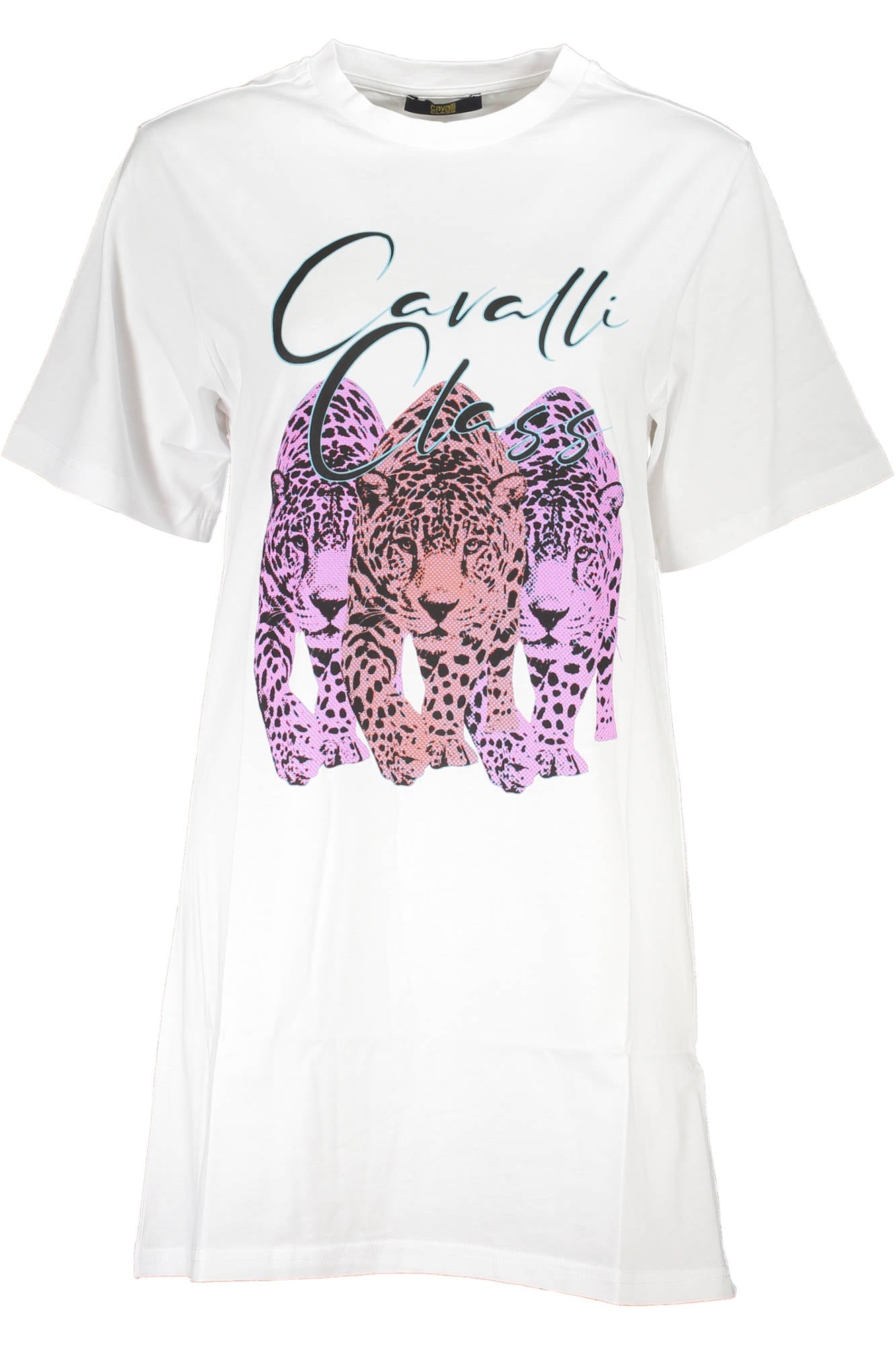 CAVALLI CLASS WOMEN'S SHORT DRESS WHITE