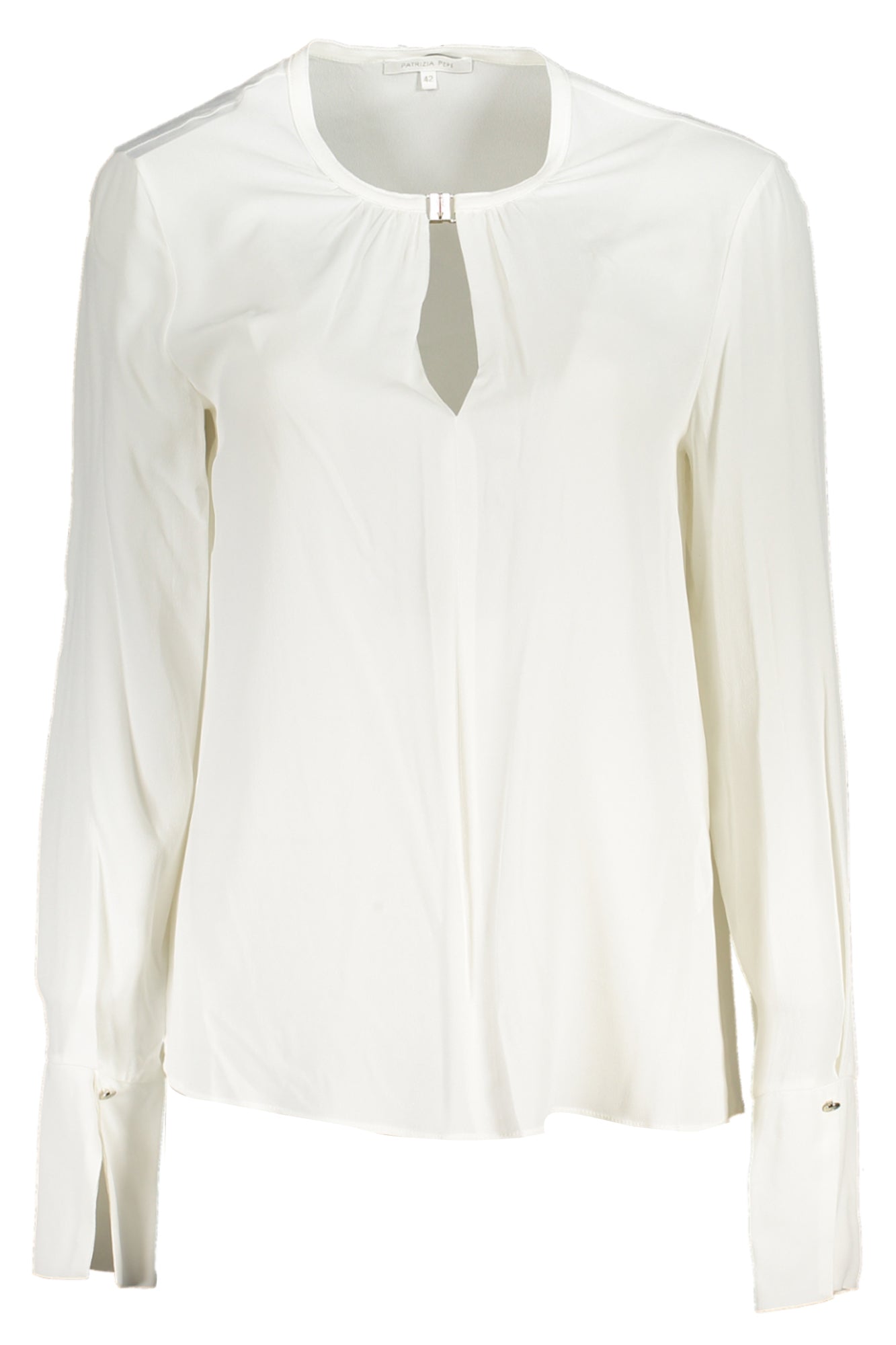 PATRIZIA PEPE WOMEN'S LONG SLEEVE SHIRT WHITE