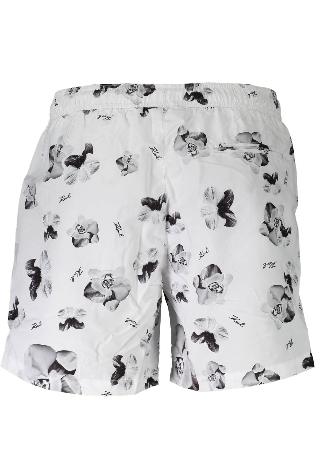 KARL LAGERFELD BEACHWEAR SWIMSUIT BOTTOM MEN WHITE