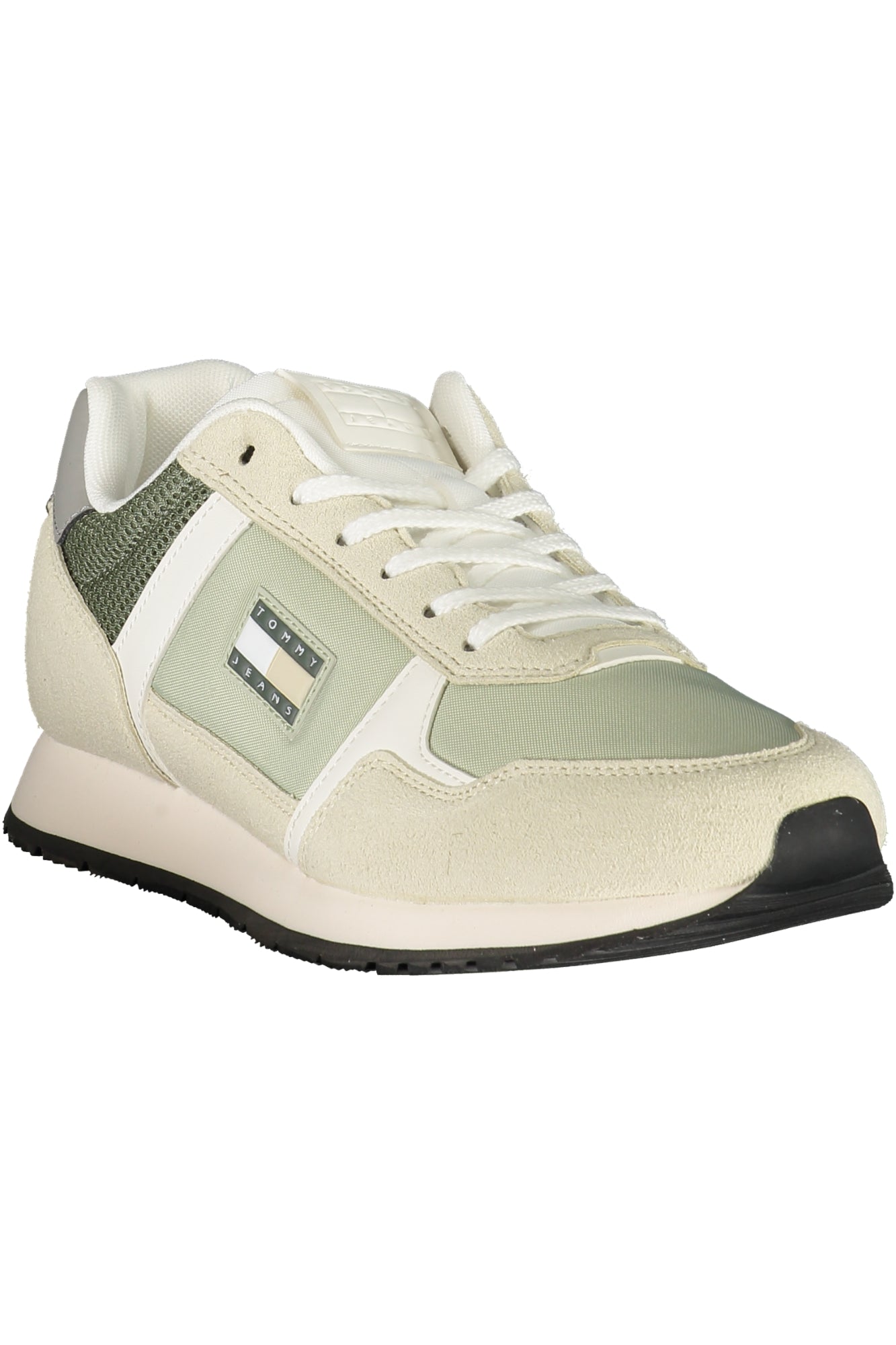 TOMMY HILFIGER MEN'S GREEN SPORTS SHOES