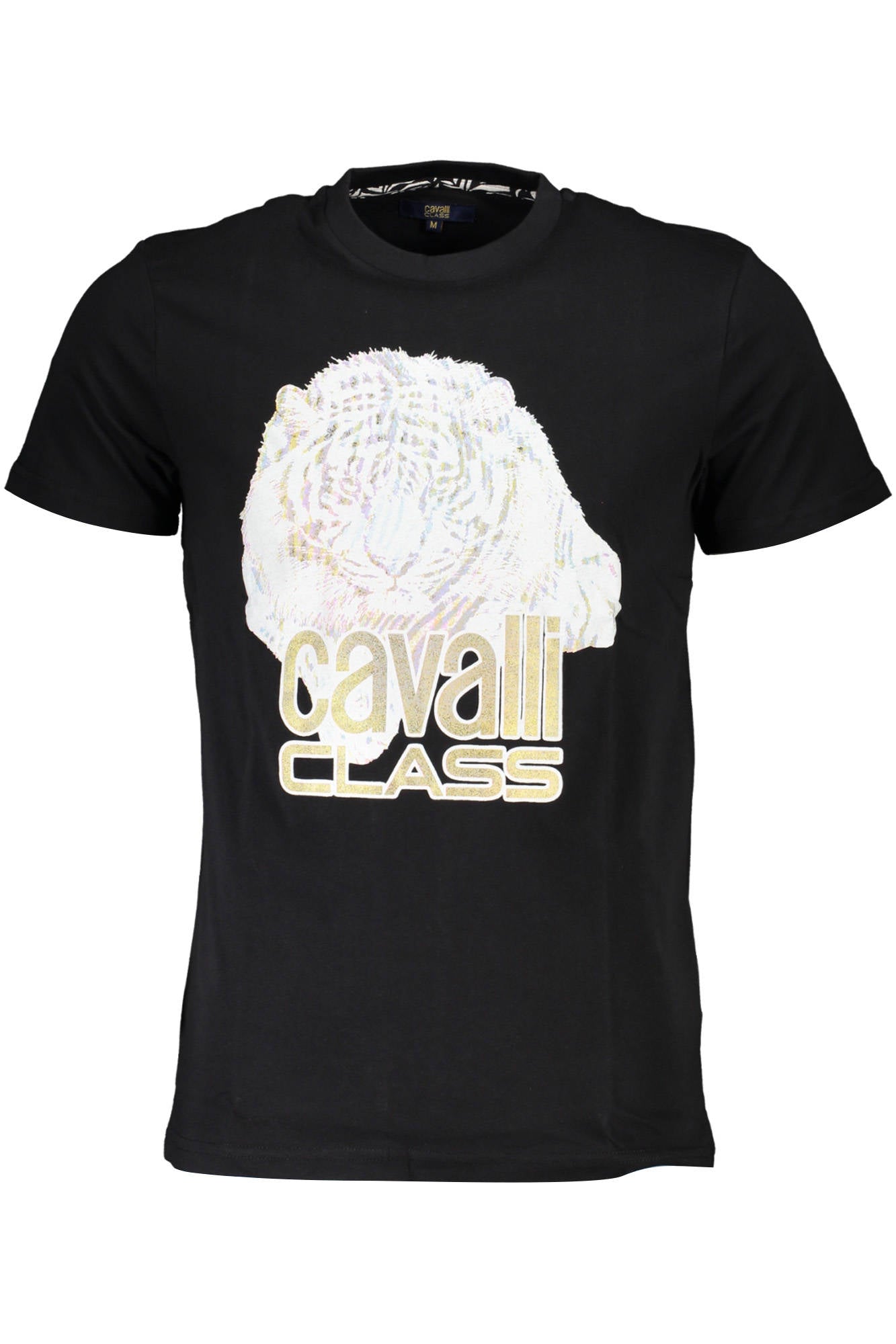 CAVALLI CLASS SHORT SLEEVE T-SHIRT MEN BLACK