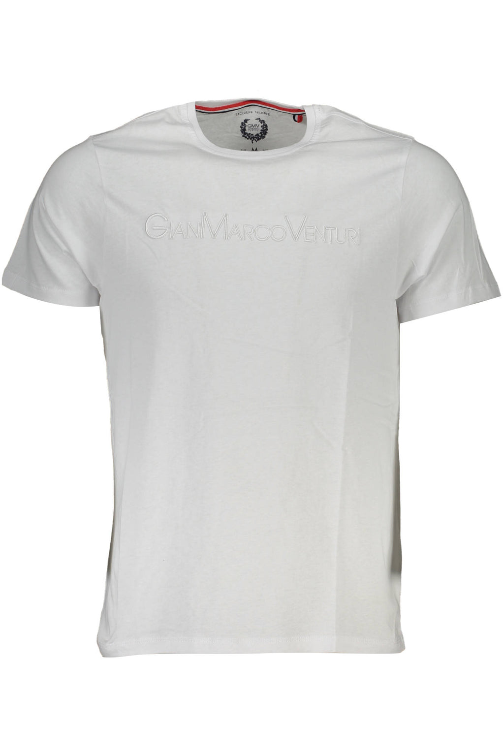 GIAN MARCO VENTURI MEN'S SHORT SLEEVE T-SHIRT WHITE