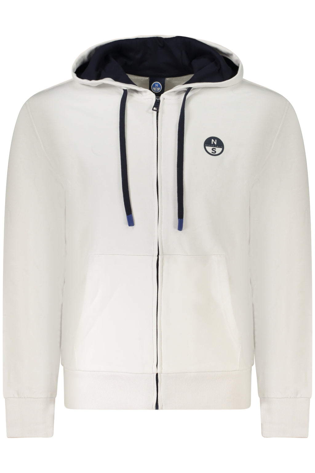 NORTH SAILS MEN'S ZIP-UP SWEATSHIRT WHITE