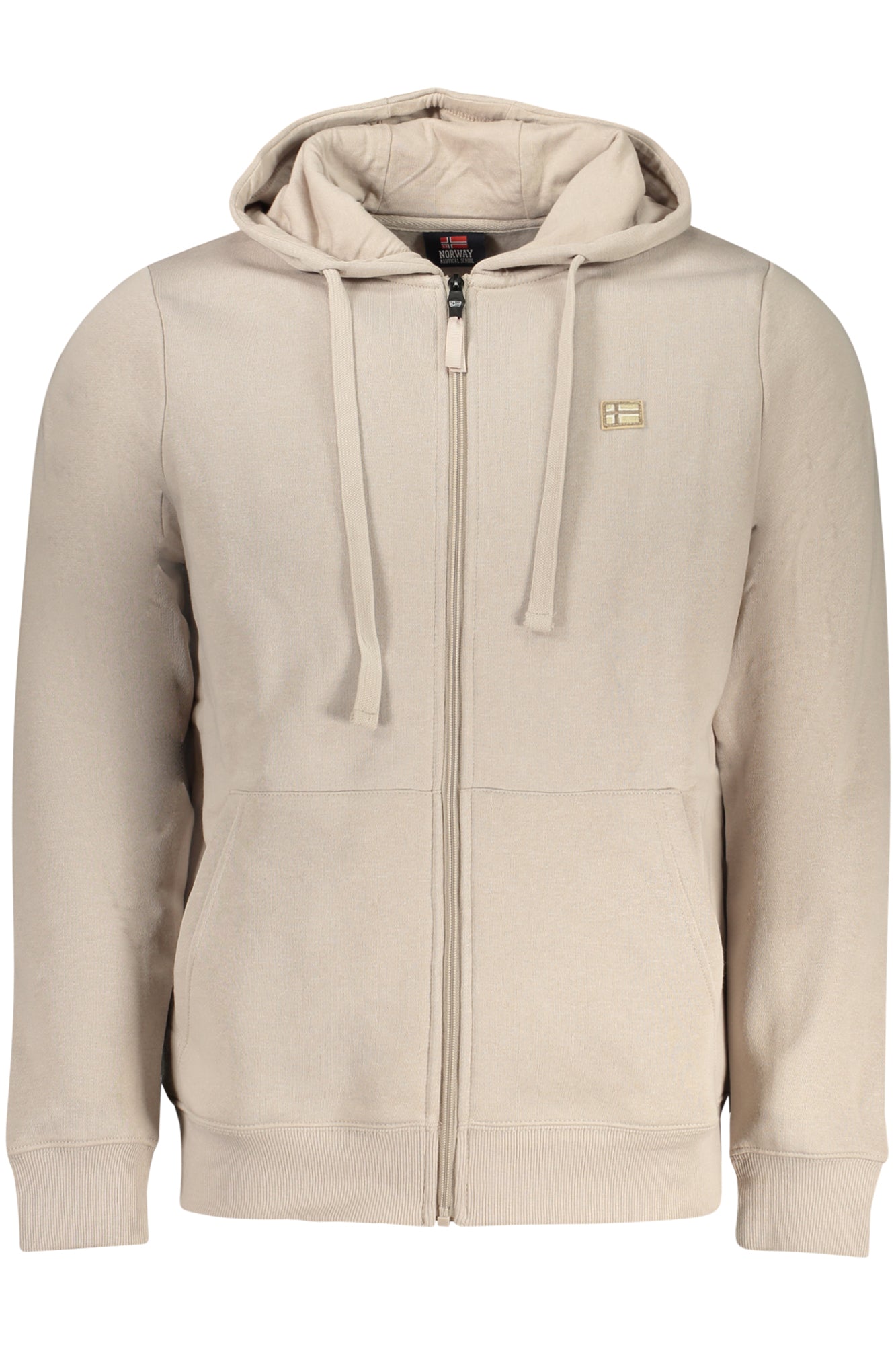 NORWAY 1963 MEN'S BEIGE ZIP-UP SWEATSHIRT