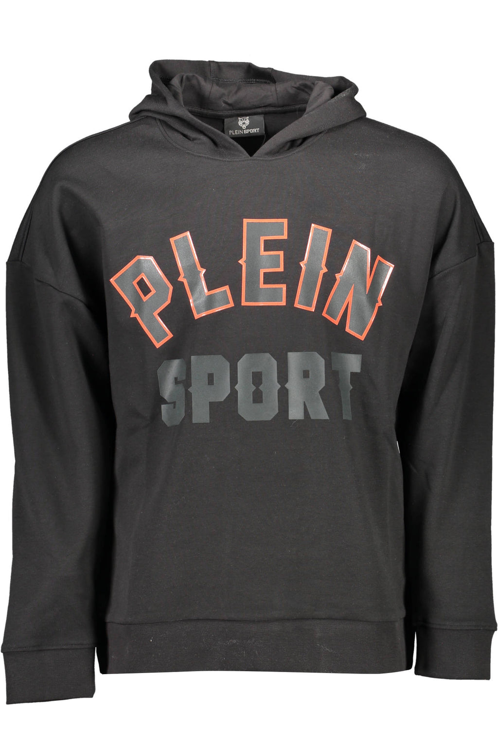 PLEIN SPORT SWEATSHIRT WITHOUT ZIP MAN BLACK