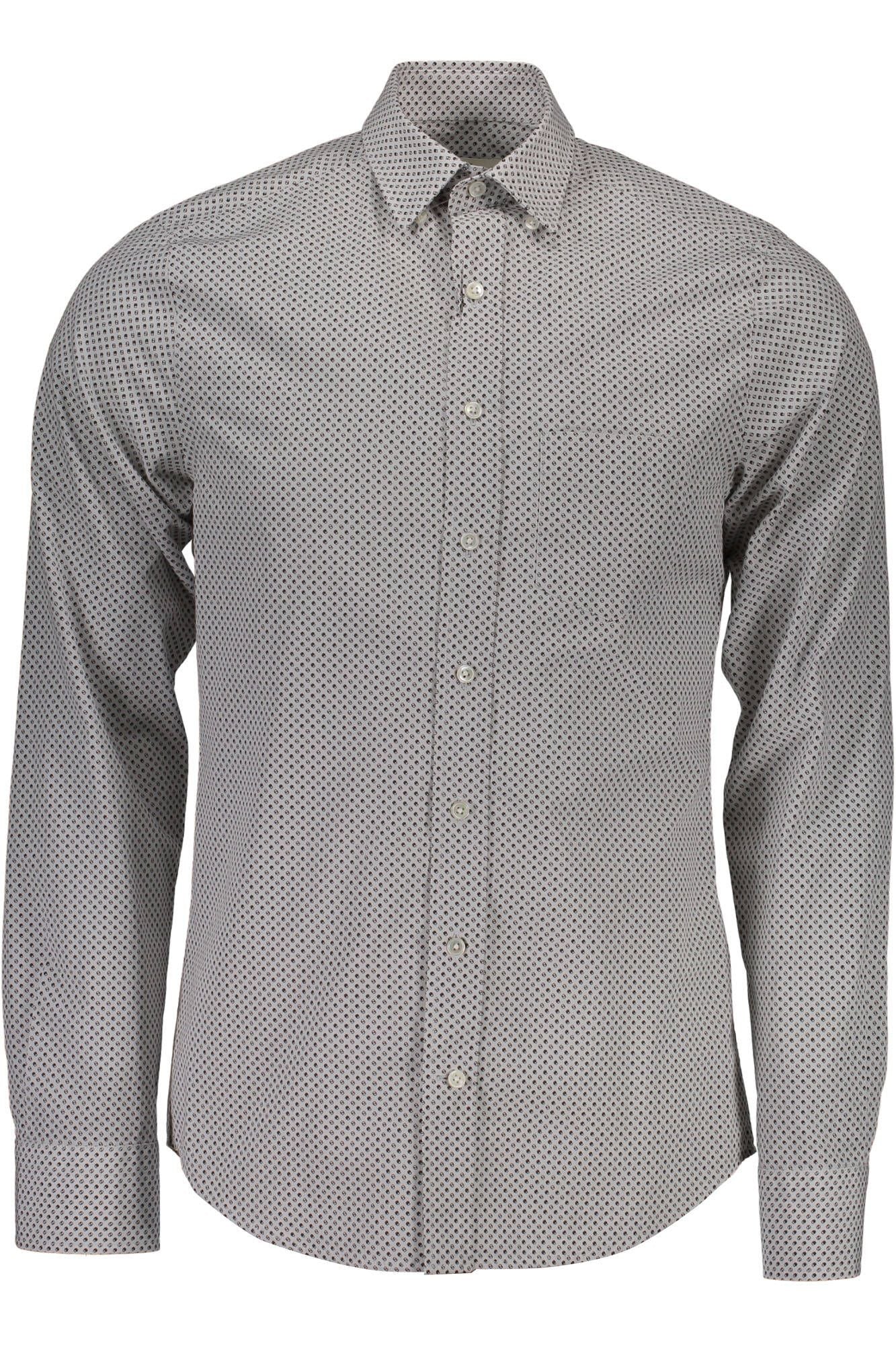 GANT MEN'S WHITE LONG SLEEVE SHIRT