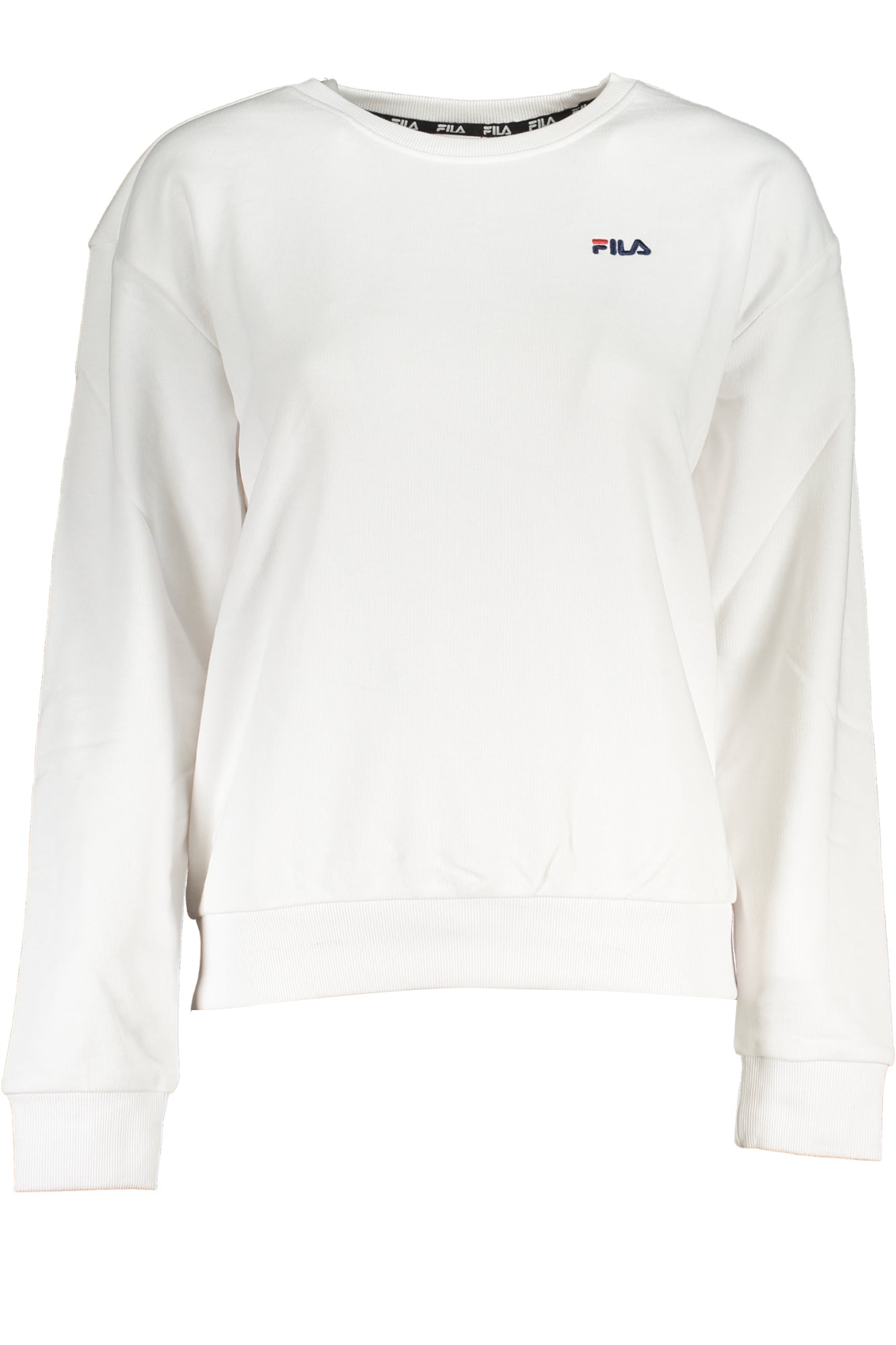 FILA WOMEN'S WHITE SWEATSHIRT WITHOUT ZIP
