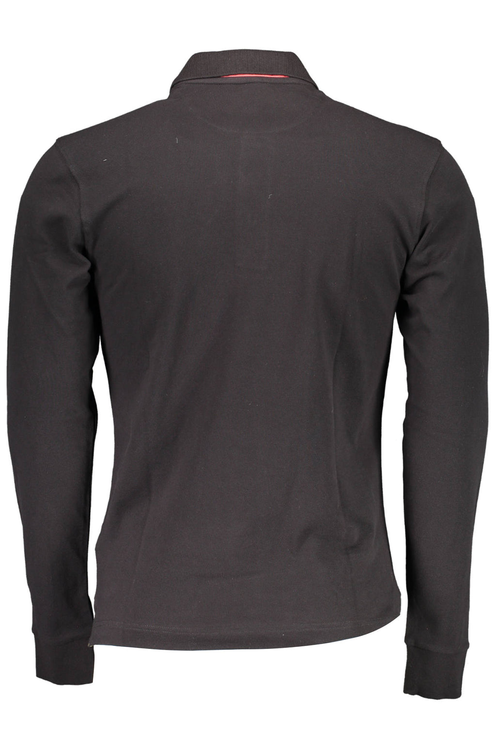 LA MARTINA MEN'S BLACK LONG SLEEVE POLO SHIRT
