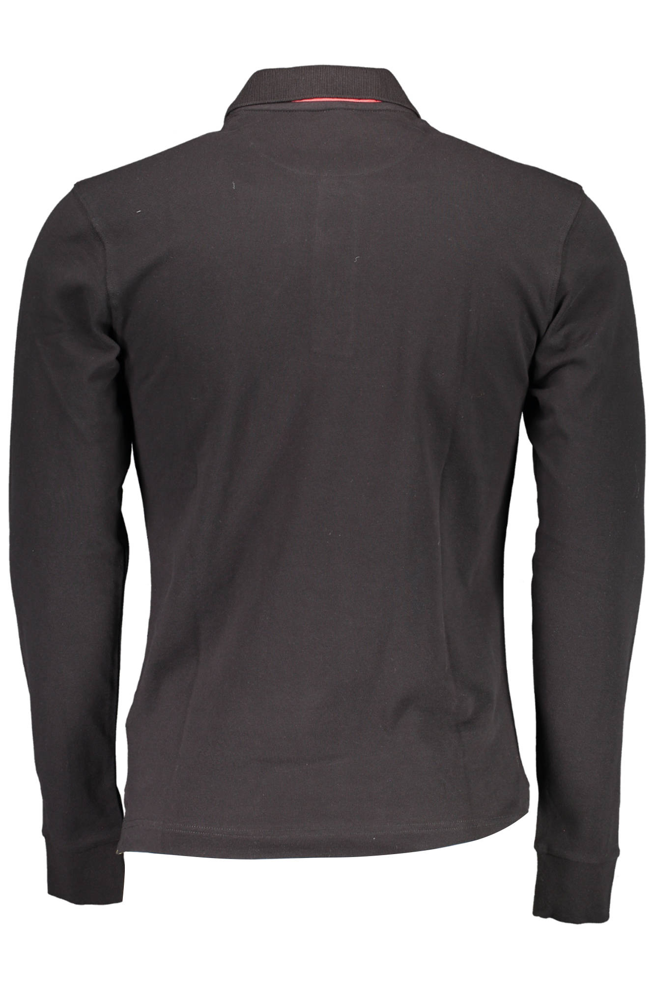 LA MARTINA MEN'S BLACK LONG SLEEVE POLO SHIRT