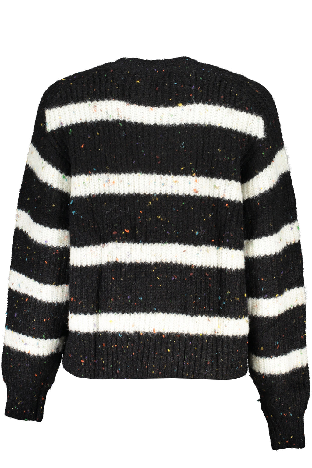 DESIGUAL BLACK WOMEN'S SWEATER