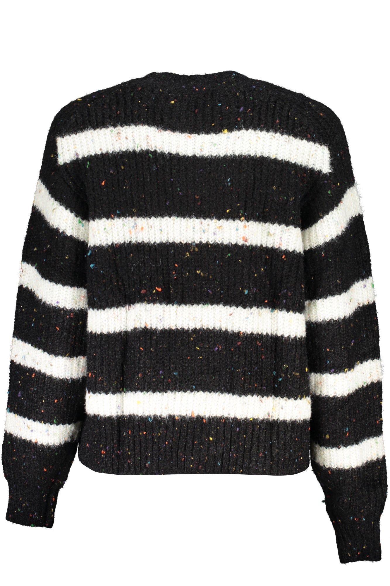 DESIGUAL BLACK WOMEN'S SWEATER