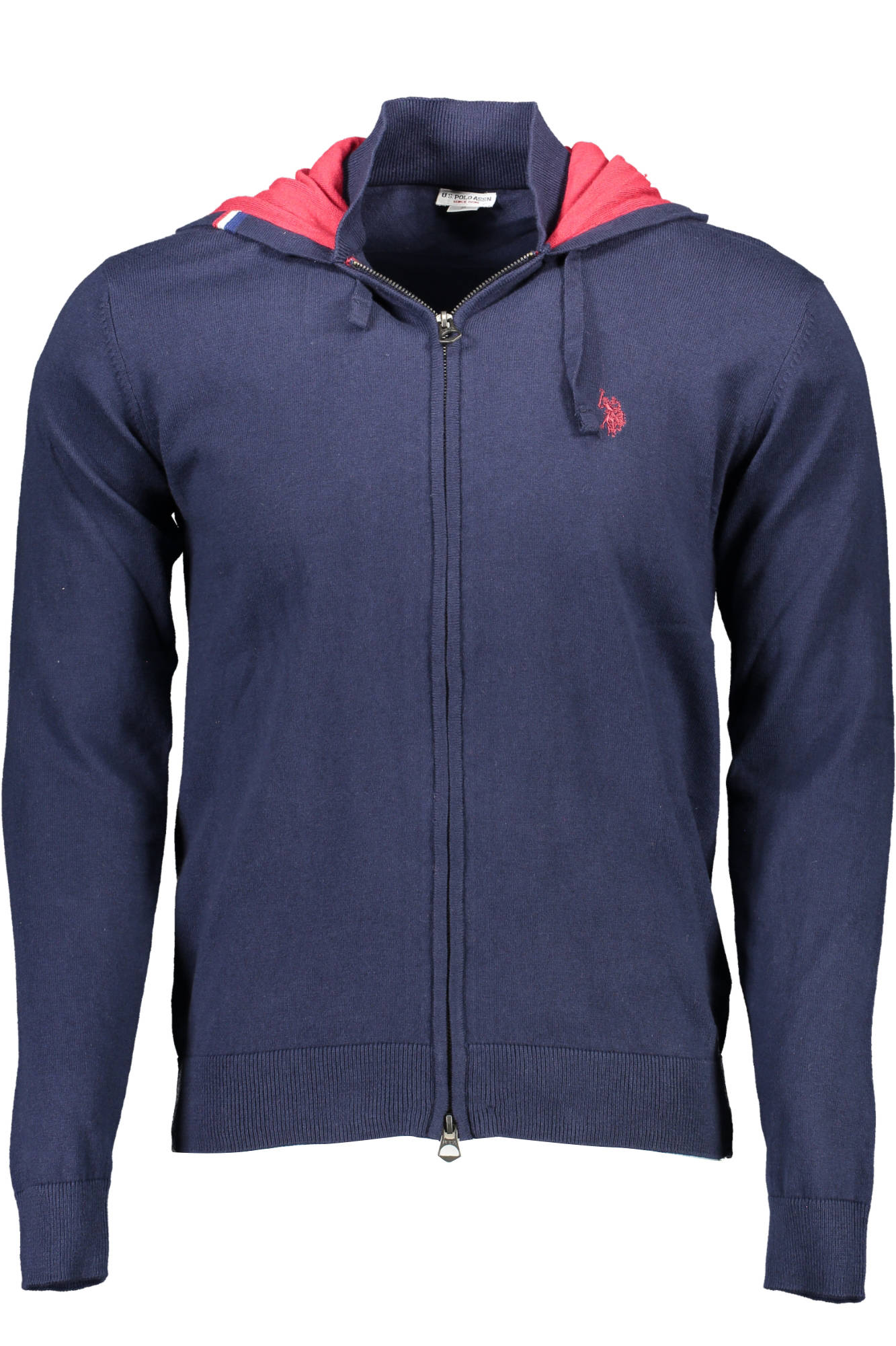 US POLO CARDIGAN MAN BLUE