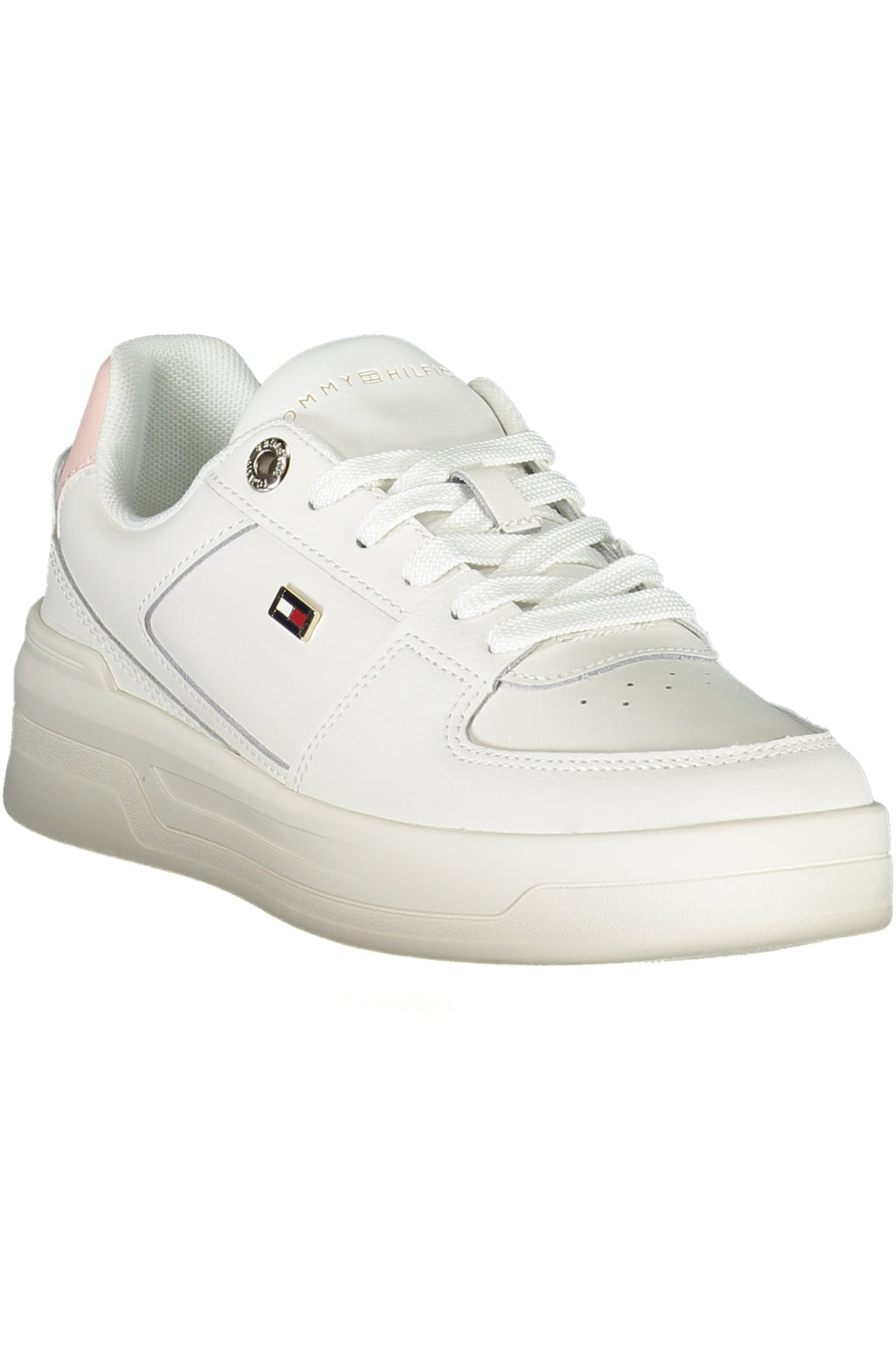 TOMMY HILFIGER WHITE WOMEN'S SPORTS SHOES