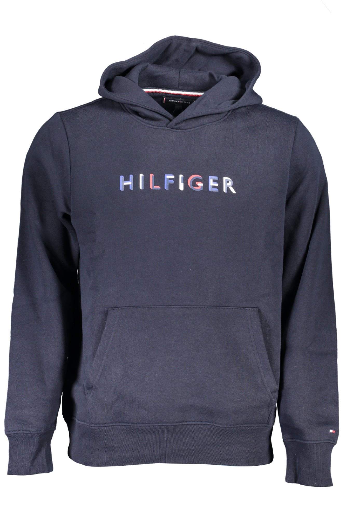 TOMMY HILFIGER MEN'S BLUE ZIPLESS SWEATSHIRT