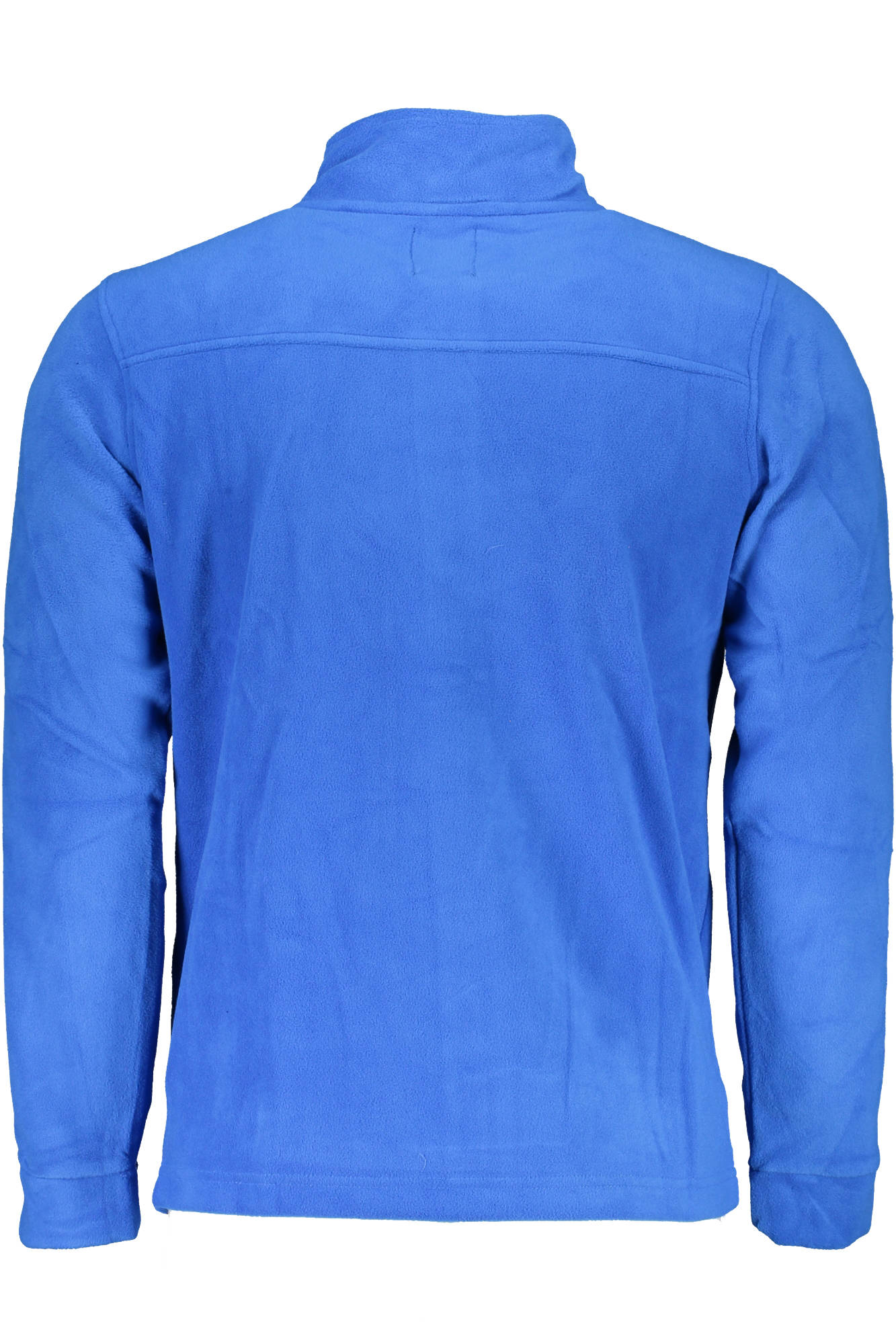 GIAN MARCO VENTURI MEN'S BLUE ZIP-UP SWEATSHIRT