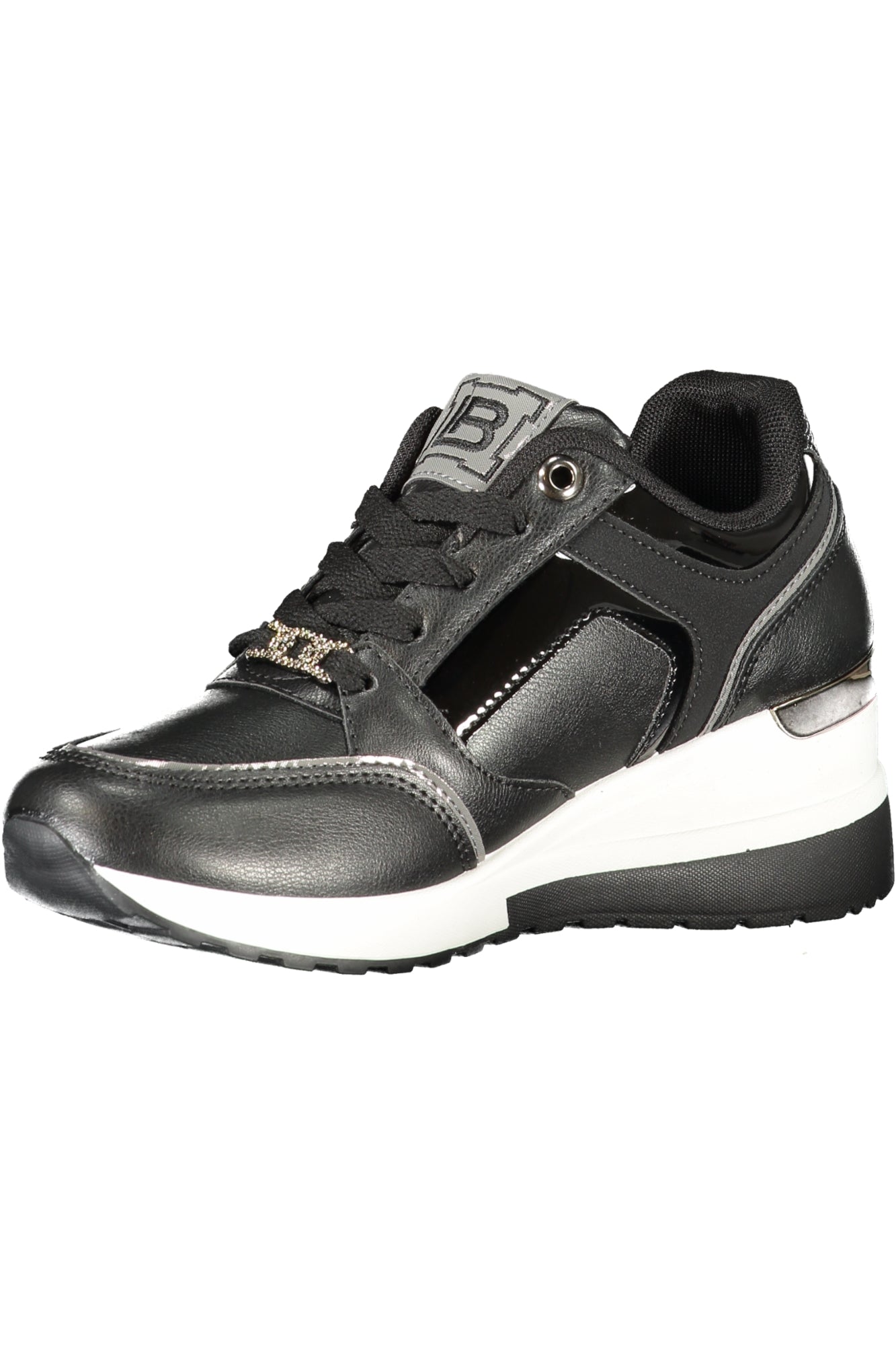 LAURA BIAGIOTTI WOMEN'S BLACK SPORTS SHOES